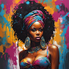 Portrait d'une belle Africaine