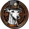 Steampunk Whippet mit Zylinder