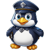 Policier pingouin