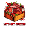 Let's cook meat and vegetables