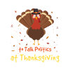 Beruset og klar til at tale politik ved Thanksgiving