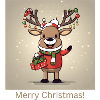 Reindeer Merry Christmas