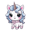 Einhorn Niedlich Baby Comic