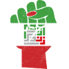 Iransk flag Kvinder Livsfrihed på farsi Kvinde