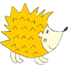 Hedgehog yellow