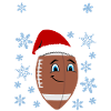 Joyeux Noël Football Face cadeau