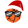 Cool Basketball Christmas Sunglasses