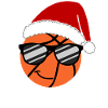 Cool Basketball Christmas Sunglasses