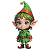 Cute Little Christmas Elf