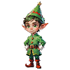 Adorable Cute Christmas Elf
