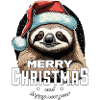 Weihnachtsfaultier