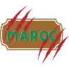 Maroc Patch mit Kratzer