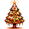 Pizza Christmas Tree