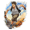 Tennis Player - Illustration