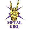 Metallic Girl Chick Rock Mom