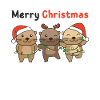 Otter Christmas Winter Animals Otter