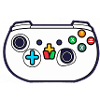White Video Game Controller