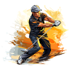 Golf Player - Illustration