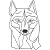 Artwork Dog Face
