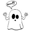 Ghost halloween booo