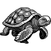 Land Turtle, Turtle Drawing