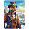 Steampunk Winterlandschaft Dino 1.11