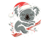 Koala Noël Hiver Animaux Koalas