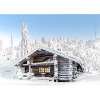 Winter hut idyll