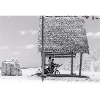 Lonely beach hut