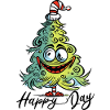 Funny Crazy Christmas Tree Christmas