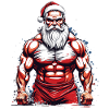 Bodybuilding Santa Christmas Workout