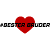 Bester Bruder Herz Liebe