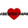 Bester Papa Herz Liebe