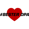 Bester Opa Herz Liebe