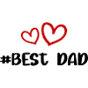 Best Dad Heart Love