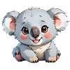 Cute Cartoon Koala