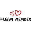 Team Member Heart Love