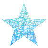 blue star, blauer Stern