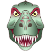 Dinosaur Dino Head Masiakasaurus Dino