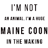 I'm not an animal - Huge Maine Coon
