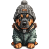 Rottweiler Fall Winter Outfit