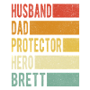 Brett Name Dad Gift