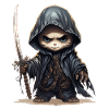 Panda Ninja Mit Speer Fantasy Shirt