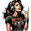 Metal Rebel Girl