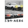 CAR COMIC / POP UP HEADLIGHTS HATCHBACK