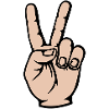 Viktory Peace Sign Hand