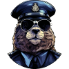 Marmot Policeman