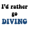Diving Diver sticker