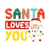 Le père Noël groovy t’aime