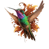 Flowers and Feathers: Hummingbird Design